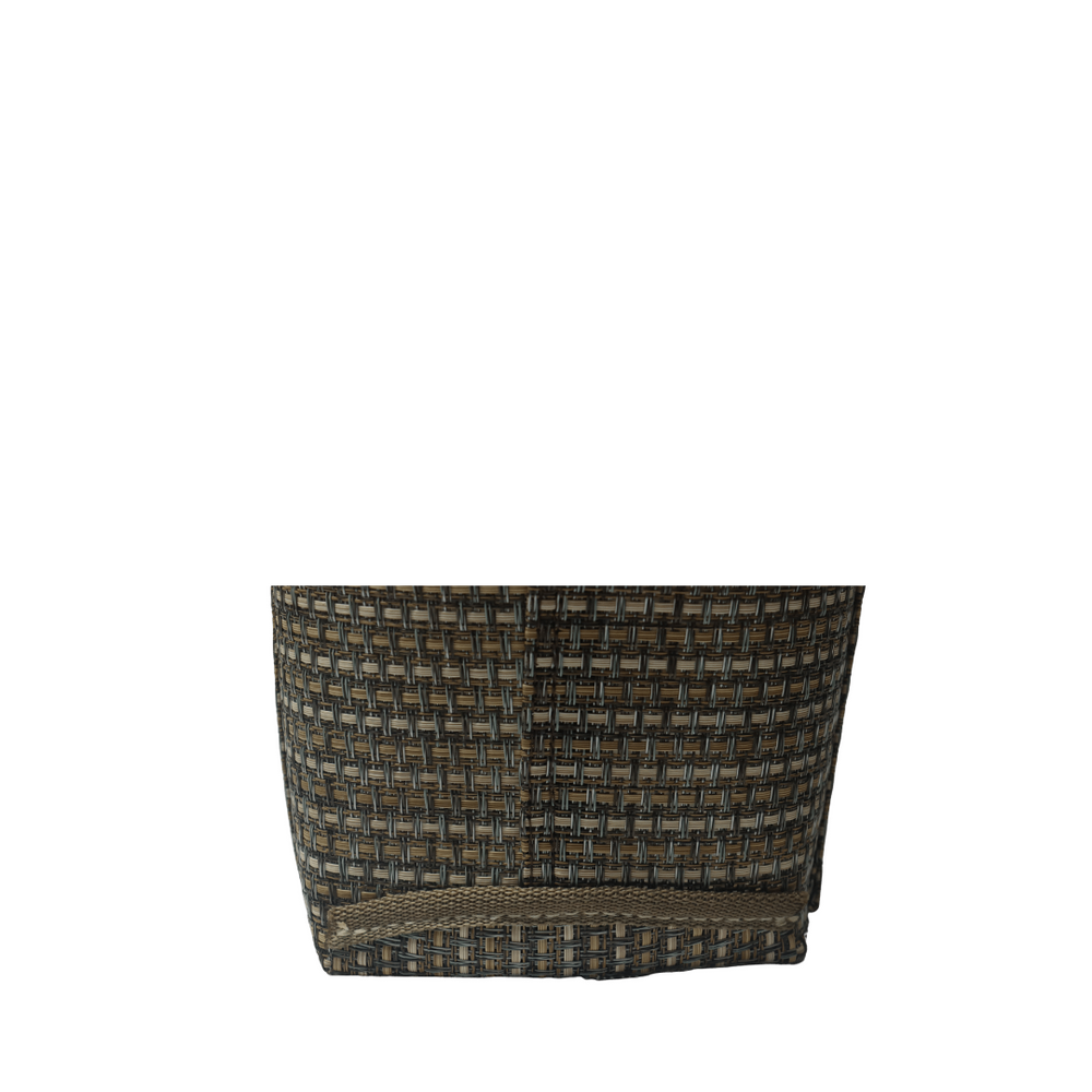 M1201L Medium Grass Weave Design Green Colored Tote